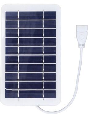 Portable Solar Panel Charger 2W USB Bank for Outdoor Travel 5 V with USB Output